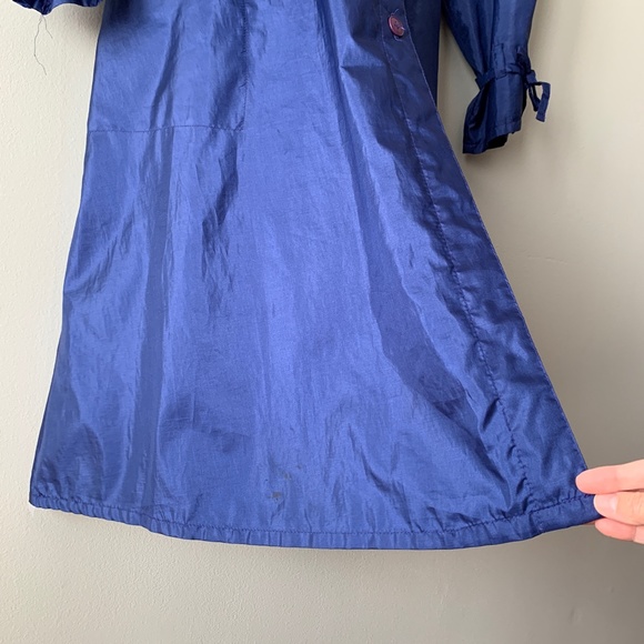 Windbreaker Hooded Long Jacket Vintage Alorna S/M - Picture 6 of 14